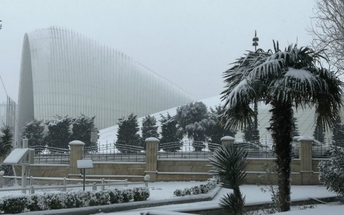 Bakıda və Abşeron yarımadasında qarın hündürlüyü 2 sm olub