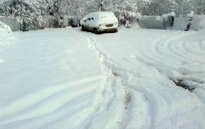 Ən çox qar yağan ərazilər açıqlandı