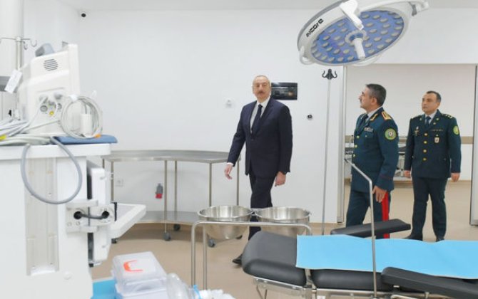 Prezident Bakıda DSX-nin yeni hərbi hospital kompleksinin açılışında iştirak edib - YENİLƏNİB +xa0FOTO