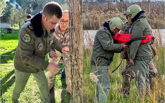 Türkiyədə Azərbaycan hərbçilərinə həyatda qalma təlimləri keçirilir - FOTO