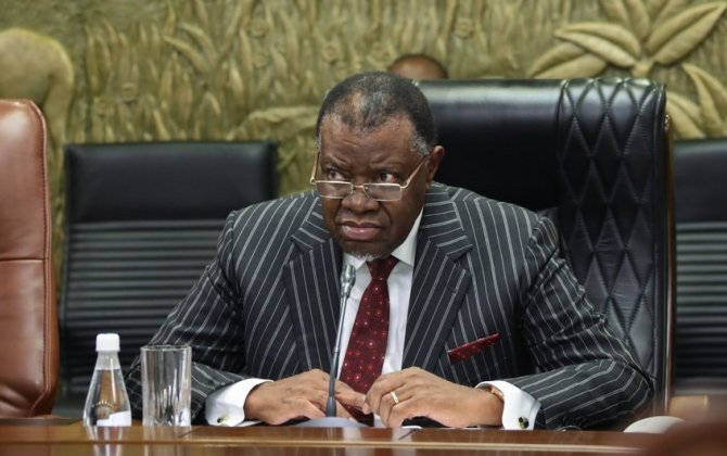Namibiya Prezidentinə xərçəng diaqnozu qoyulub