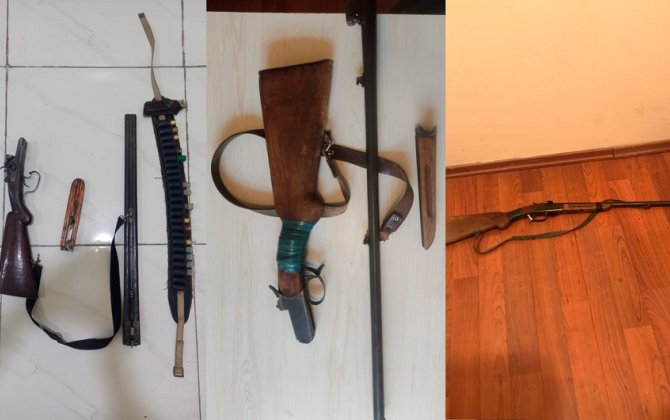 Oğuz, Zaqatala və Göyçayda vətəndaşlar odlu silahlarıxa0könüllü təhvil veriblər