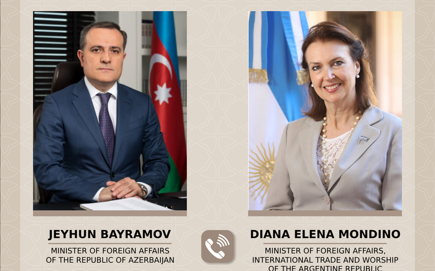 Ceyhun Bayramov argentinalı həmkarı ilə əməkdaşlıq məsələlərini müzakirə edib