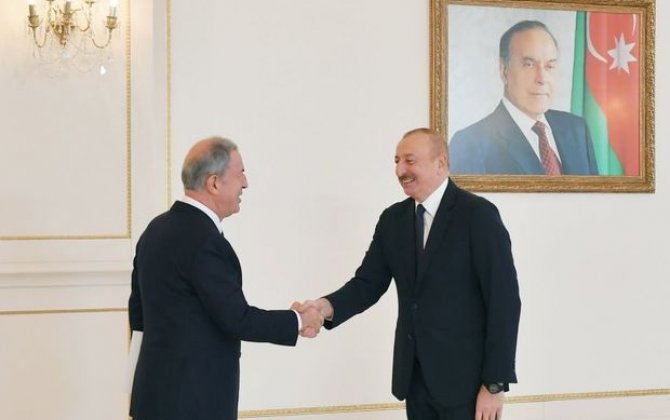 İlham Əliyev Hulusi Akarı qəbul etdi - YENİLƏNİB + FOTO