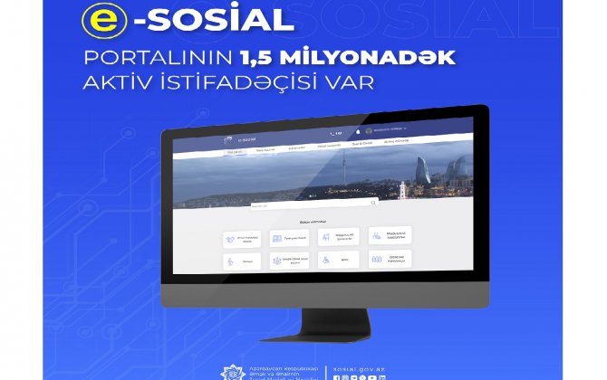 “E-sosial”ın 1 476 800-dən çox aktiv istifadəçisi var