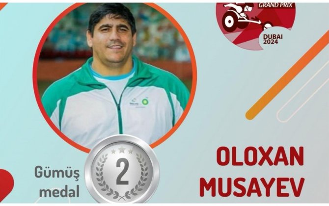 Azərbaycan paraatleti beynəlxalq turnirdə gümüş medal qazandı