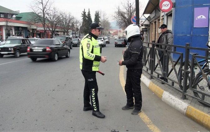 Zaqatalada qaydaları pozan sürücü və piyadalar cəzalandırılıb-FOTO