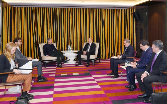 Azərbaycan Prezidenti Münxen Təhlükəsizlik Konfransının sədri ilə görüşüb