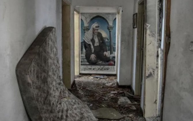 Yasir Ərəfatın Qəzzadakı evinin görüntüləri yayılıb - FOTO