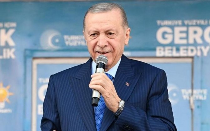 Ərdoğan: Türkiyə Qarabağda qardaşları ilə əl-ələ, çiyin-çiyinə dayanır