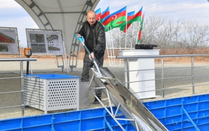 Ильхам Алиев заложил фундамент мемориала жертвам Ходжалинского геноцида