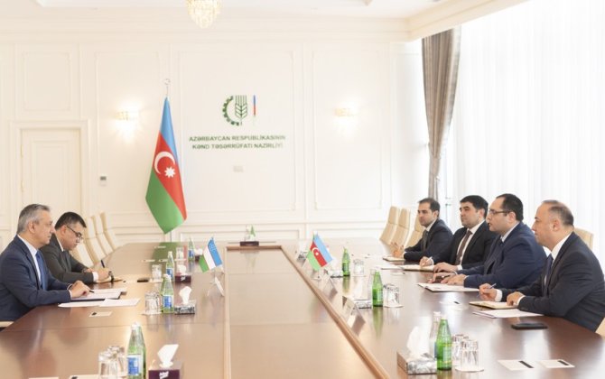 Azərbaycan Özbəkistanla aqrar sahədə hüquq-müqavilə bazasının gücləndirilməsini müzakirə edib