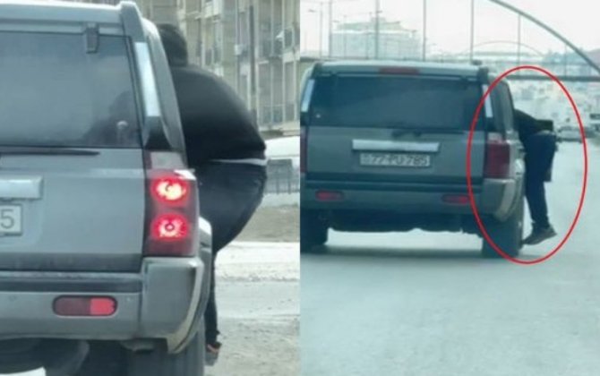 В МВД прокомментировали кадры с необычным «пассажиром» на трассе Баку - Сумгайыт - ОБНОВЛЕНО/ВИДЕО