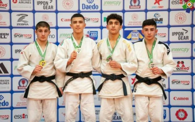 Азербайджанские дзюдоисты завоевали 12 медалей в первый день Кубка Европы в Турции