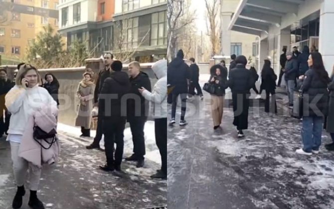 Qazaxıstan səhəri güclü zəlzələ ilə açdı - VİDEO