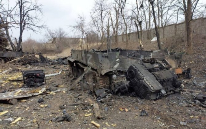 Ukrayna ordusu Rusiya moto-atıcı briqadasının komanda məntəqəsini məhv etdi...-KOMANDİR