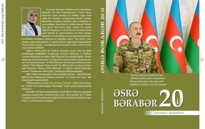 Professor Xuraman Muradovanın “Əsrə bərabər 20 il” kitabı işıq üzü görüb
