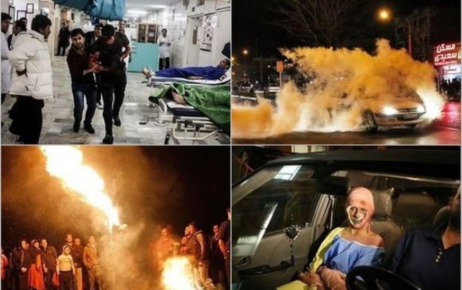 İranda Novruz şənlikləri ilə bağlı acı statistika: Həlak olanlar və yaralananlar var - FOTO