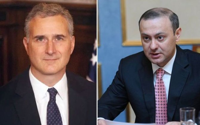 Ermənistan Təhlükəsizlik Şurasının katibi ABŞ nümayəndəsi ilə İrəvan-Bakı danışıqlarını müzakirə edib
