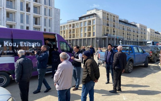 Növbəti köç karvanı Füzuli şəhərinə çatıb - YENİLƏNİB