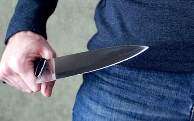 Şəmkirdə yeznə qaynını bıçaqladı