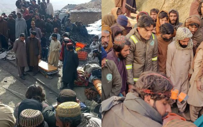 Pakistanda kömür mədənində partlayış: Çox sayda ölən var - FOTO