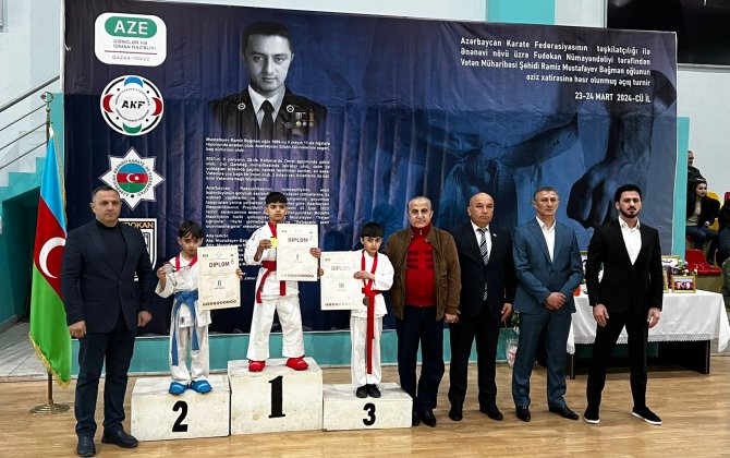 Şəhid Ramiz Mustafayevin xatirəsinə Karate-do növü  üzrə Fudokan Nümayəndəliyinin açıq turniri keçirilib