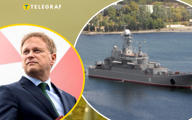 Britaniya müdafiə naziri Ukraynanın Rusiya gəmilərini vurması xəbərinə sevindi: