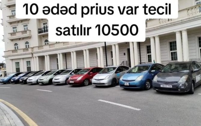 NK qərarından sonra kütləvi satış başladı: Minlərlə “Prius”un aqibəti necə olacaq? - FOTO