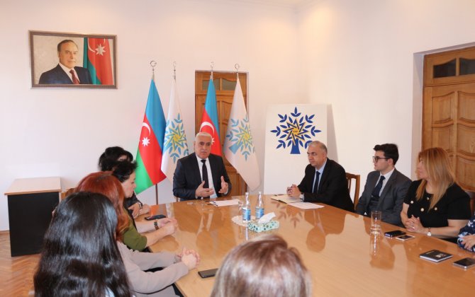 YAP Xətai rayon təşkilatında bir qrup fəal gənclə görüş keçirilib - FOTO