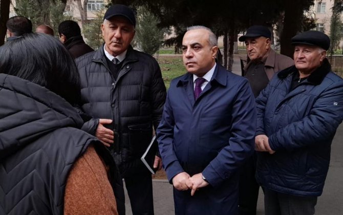 Azay Quliyev seçicilərilə görüş keçirib