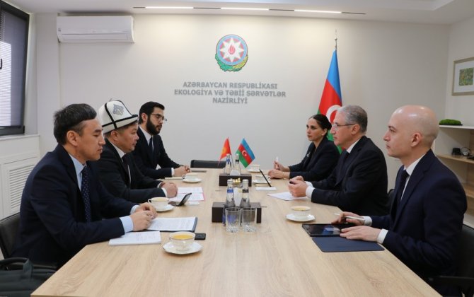 Muxtar Babayev Qırğızıstan səfiri ilə görüşdü