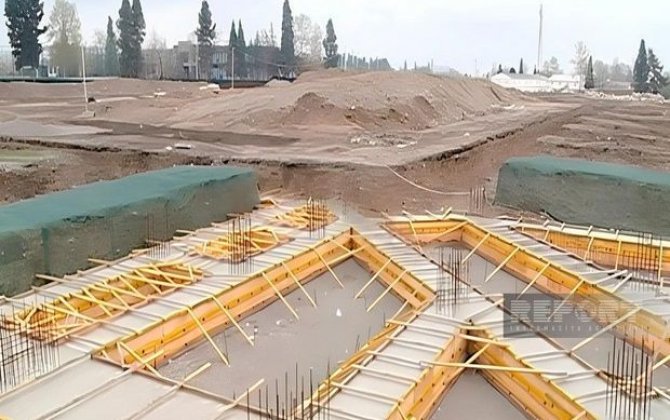 Gəncədə yeni stadion tikilir: “Xaricilər bizimlə oynamaq istəmirdilər” - FOTO