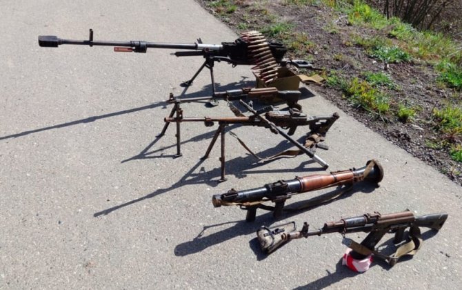 В Агдере обнаружено несколько единиц огнестрельного оружия