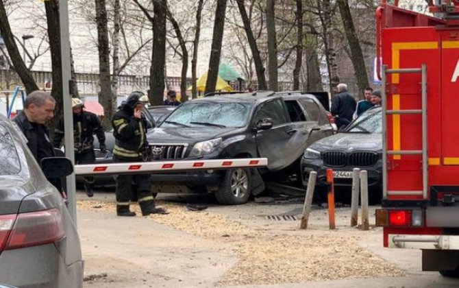 Moskvada Ukrayna Təhlükəsizlik Xidmətinin keçmiş zabitinin avtomobili partladılıb - FOTO/VİDEO