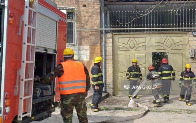 В результате пожара в Гяндже погиб сын экс-прокурора Дашкесана - ФОТО