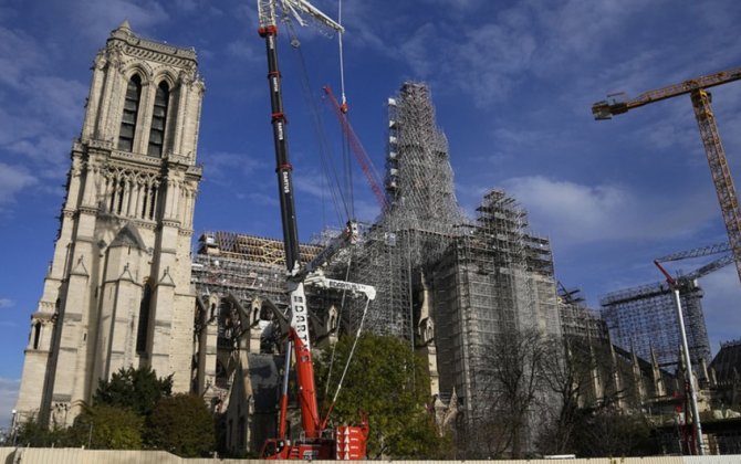 Восстановление собора Парижской Богоматери вступило в завершающую стадию