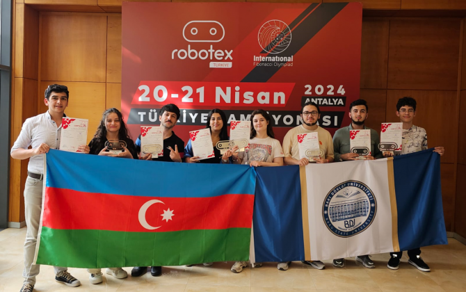 BDU-nun “Robotex Türkiyə”də möhtəşəm uğuru: 7 komandamızın hamısı qalibdir!