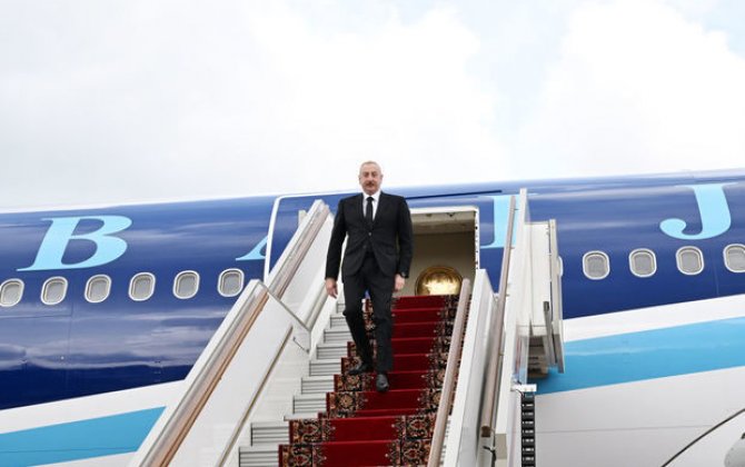 Президент Азербайджана Ильхам Алиев прибыл с рабочим визитом в Россию - ФОТО/ВИДЕО