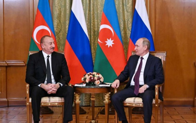 Путин: Отношения с Азербайджаном находятся на высоком уровне