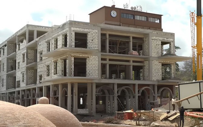 Şuşada inşa olunan yeni yaşayış kompleksinin GÖRÜNTÜLƏRİ - VİDEO