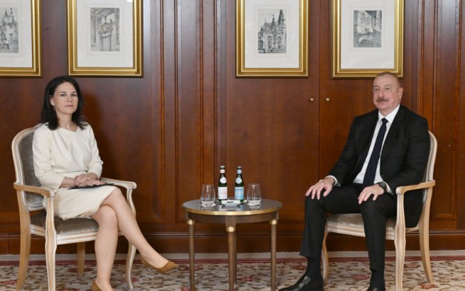 Алиев встретился в Берлине с министром иностранных дел Германии