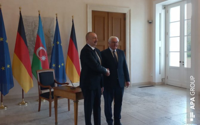 Началась встреча президентов Азербайджана и Германии один на один