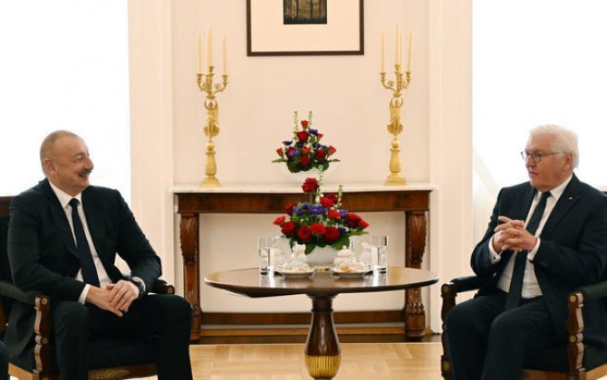 В Берлине состоялась встреча президентов Азербайджана и Германии в расширенном составе - ОБНОВЛЕНО + ФОТО