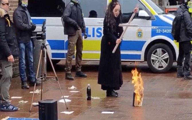 İsveçdə daha bir Quran yandırma hadisəsi baş verib