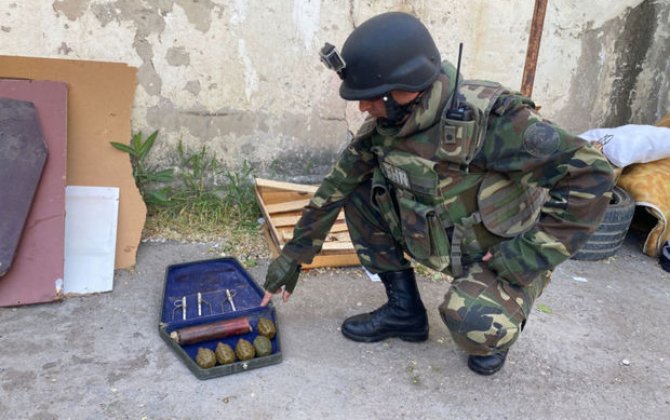 В Сумгайыте обнаружены боеприпасы - ФОТО/ВИДЕО