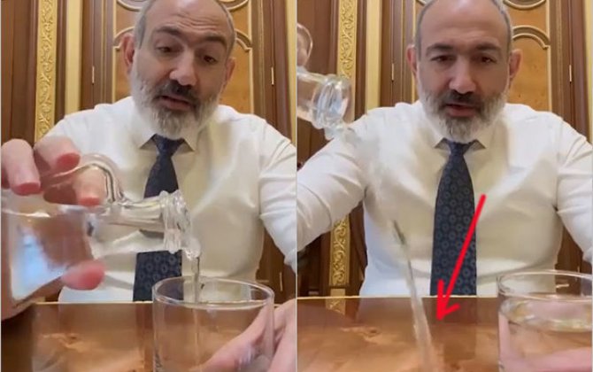 Пашинян пролил воду на стол и одежду: как армянский премьер учит свой народ основам права - ВИДЕО