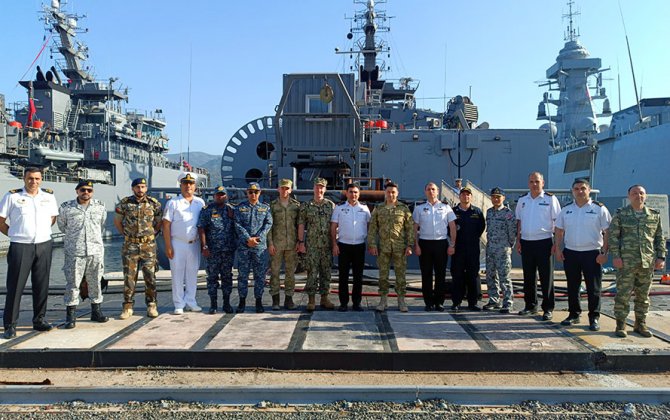 ВМС Азербайджана на учениях в Восточном Средиземноморье