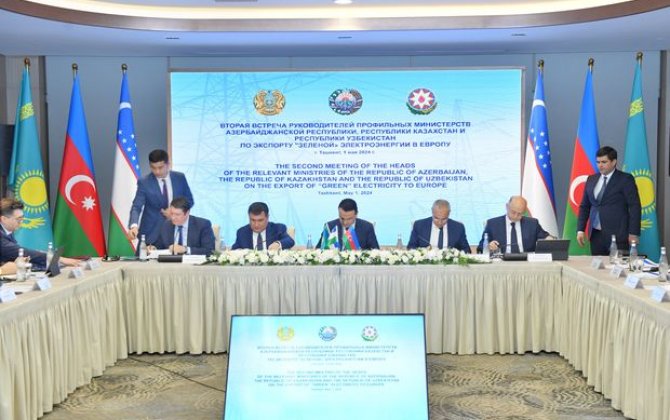 Azərbaycan, Özbəkistan və Qazaxıstan nazirlərinin üçtərəfli görüşündə memorandum imzalandı - YENİLƏNİB + FOTO