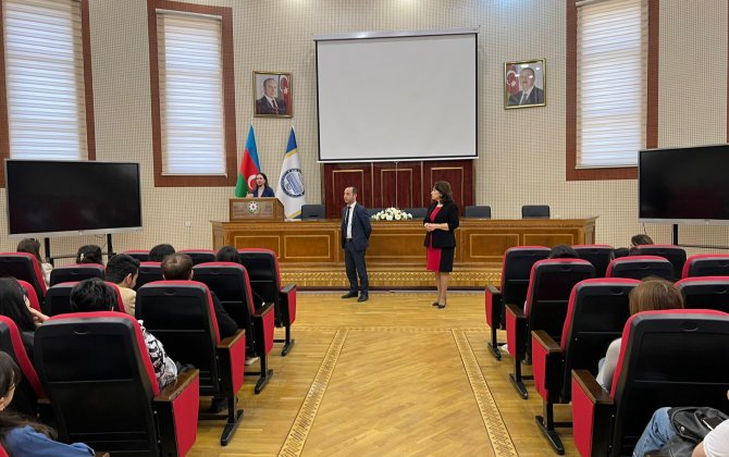 BDU-da Yerusəlim İbrani Universiteti ilə imzalanmış ikili diplom proqramına dair infosessiya - FOTO